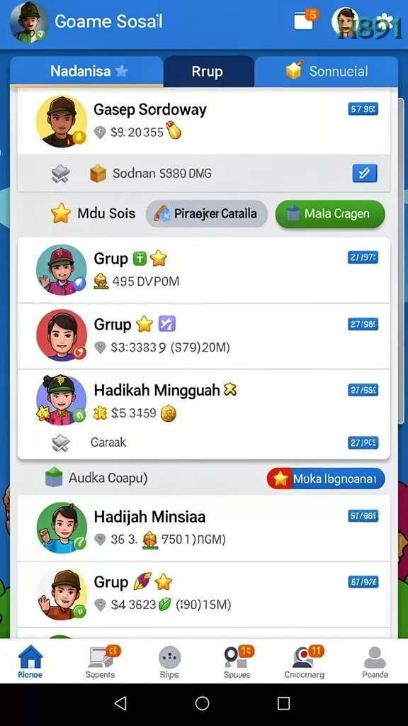 Cuplikan layar GADING22 — pengaturan akun